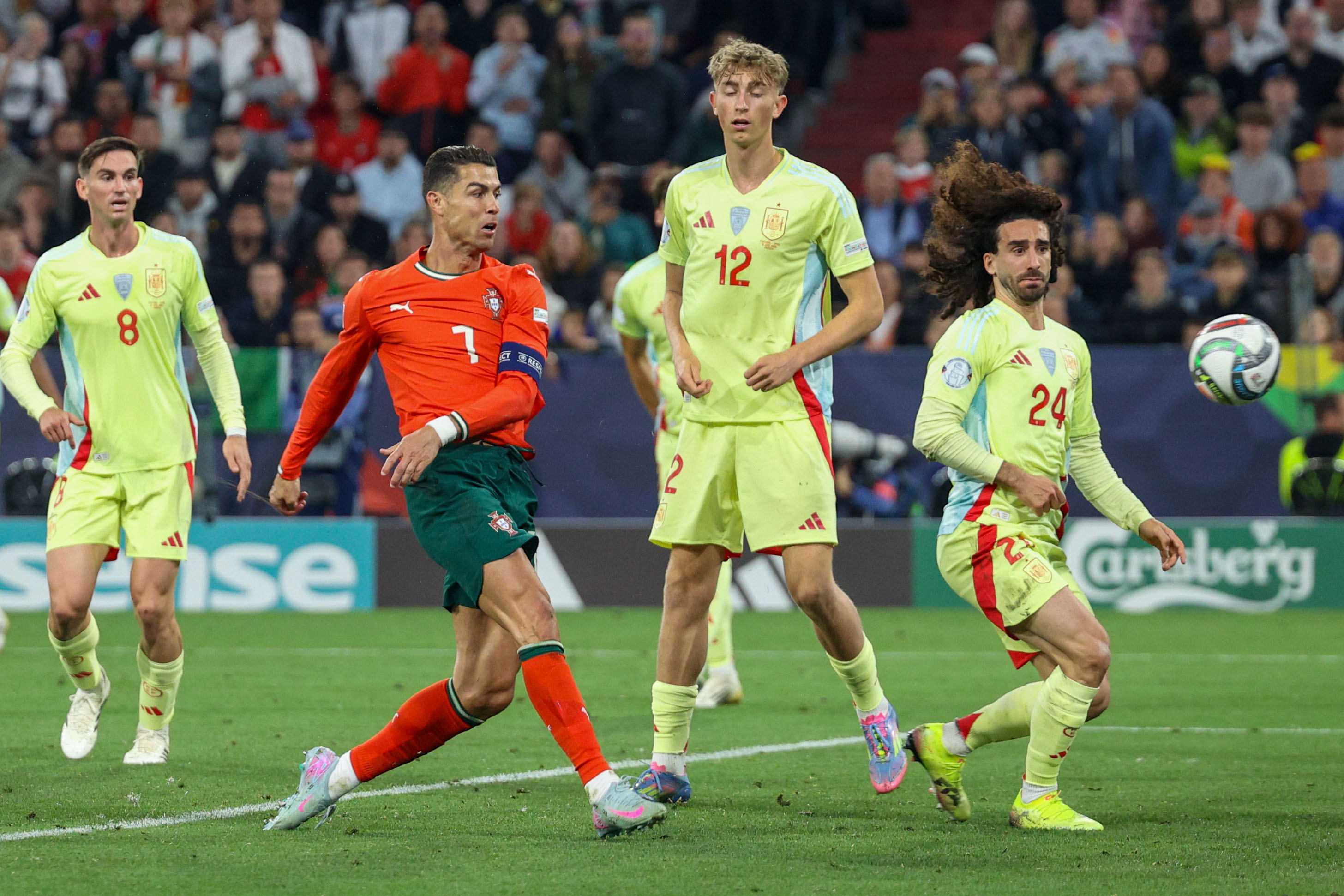 欧国联赛中，各路明星展现出色表现