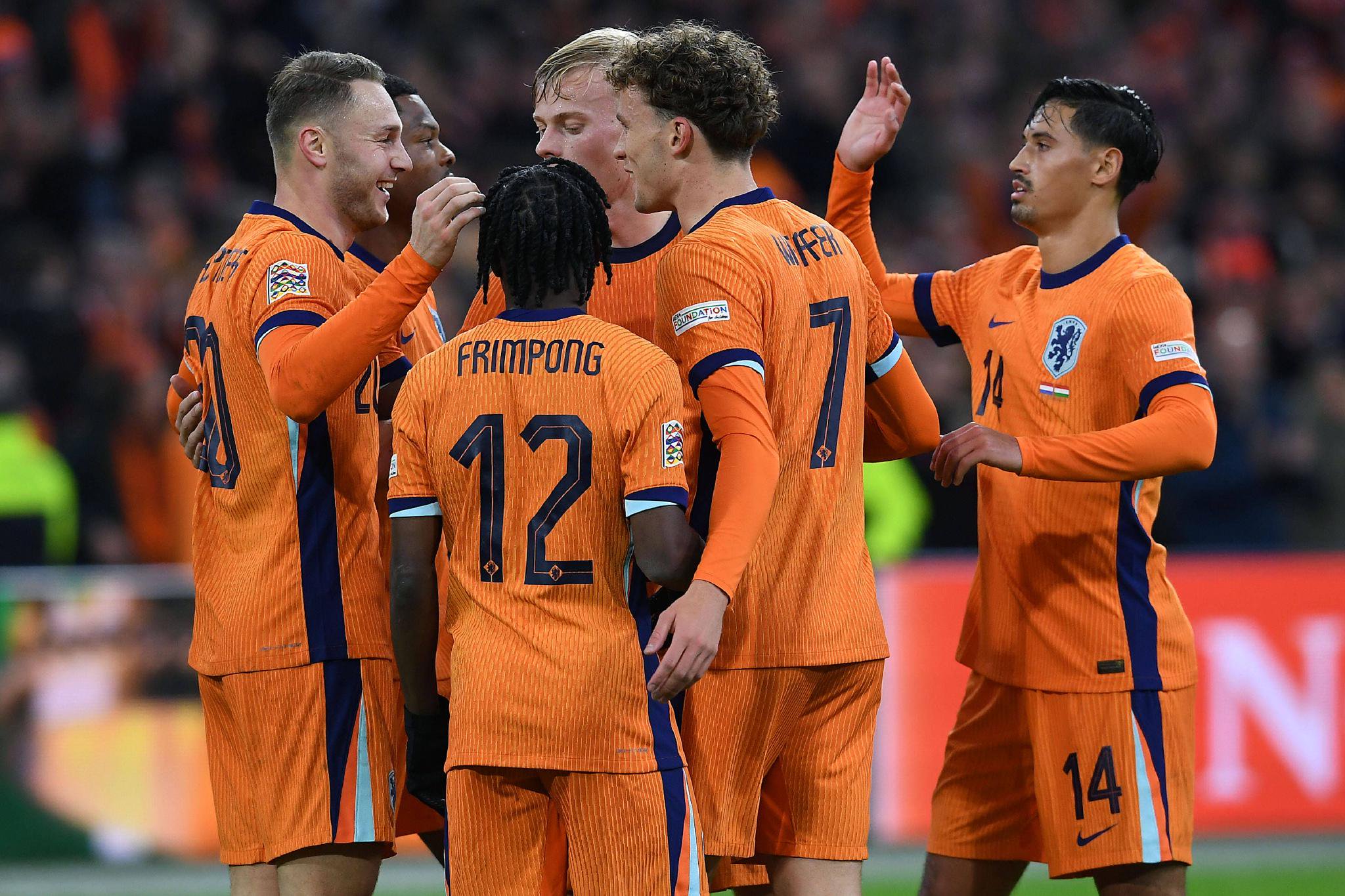 荷兰国家队成功晋级半决赛