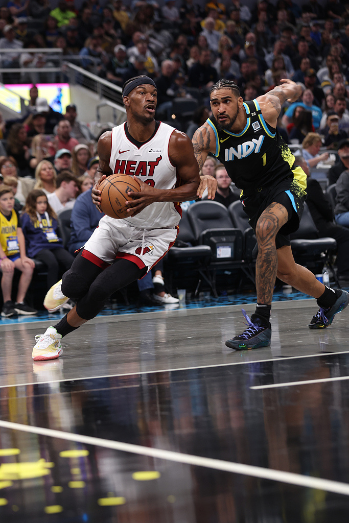 热火击败步行者升至东部第二，巴特勒砍下20分的简单介绍